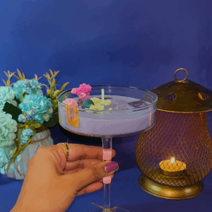 Violet Gin Gimlet