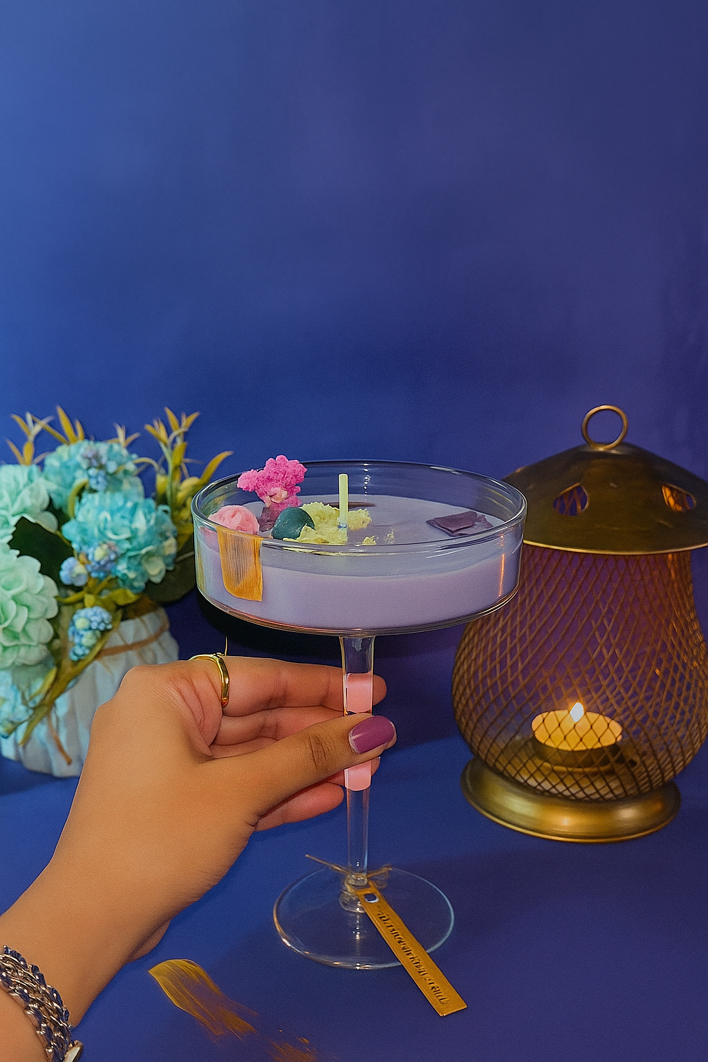 Violet Gin Gimlet