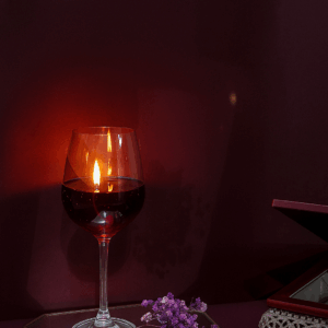 Red Wine Candle