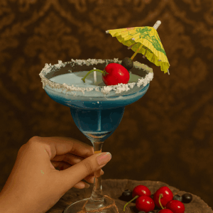 Blue Lagoon Margarita Candle